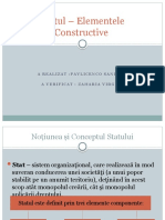 Statul - Elementele Constructive