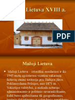 Mažoji Lietuva Donelaičio Epocha