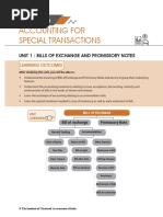 CA Notes Bill of Exchange and Promissory Notes PDF