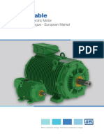 Roller Table: Three-Phase Electric Motor Technical Catalogue - European Market
