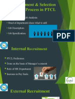 Recruitment & Selection Process in PTCL
