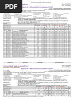 Registro de Calificación de Actas Académicas 104O1