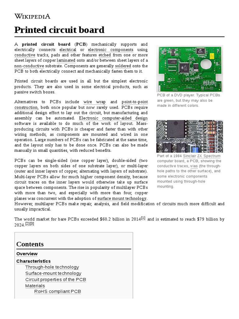 Printed Circuit Board | PDF | Printed Circuit Board | Electronics