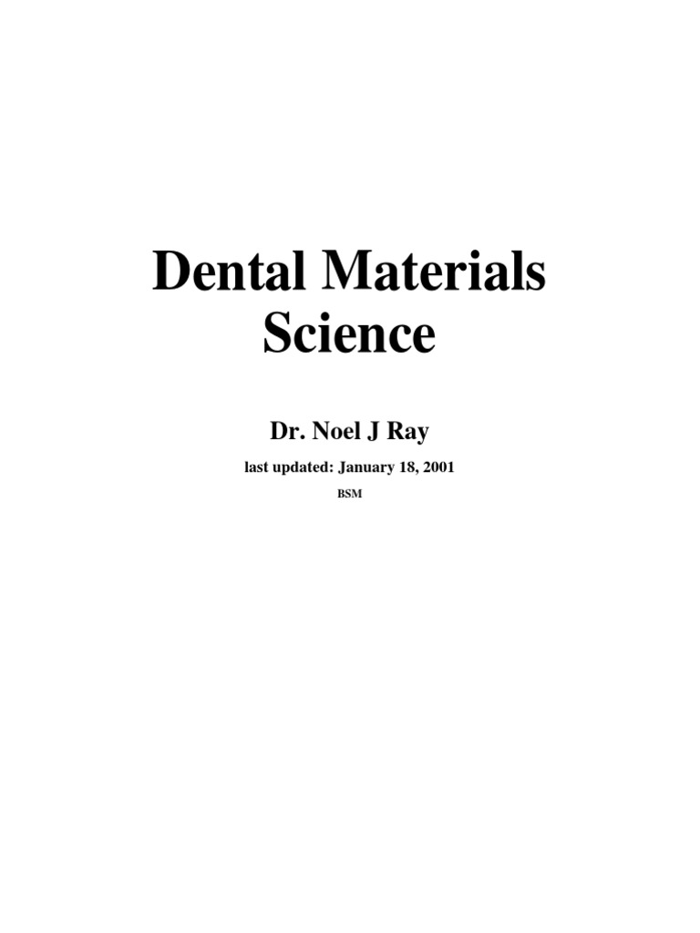 Dental Materials Science PDF PDF PDF Fracture Deformation