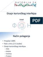 Dizajn Korisničkog Interfejsa