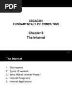 The Internet: CSCA0201 Fundamentals of Computing