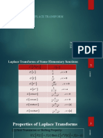 Examples of Laplace Transform: Yaindrila Barua Lecturer, Mathematics Dept of GED, FSIT