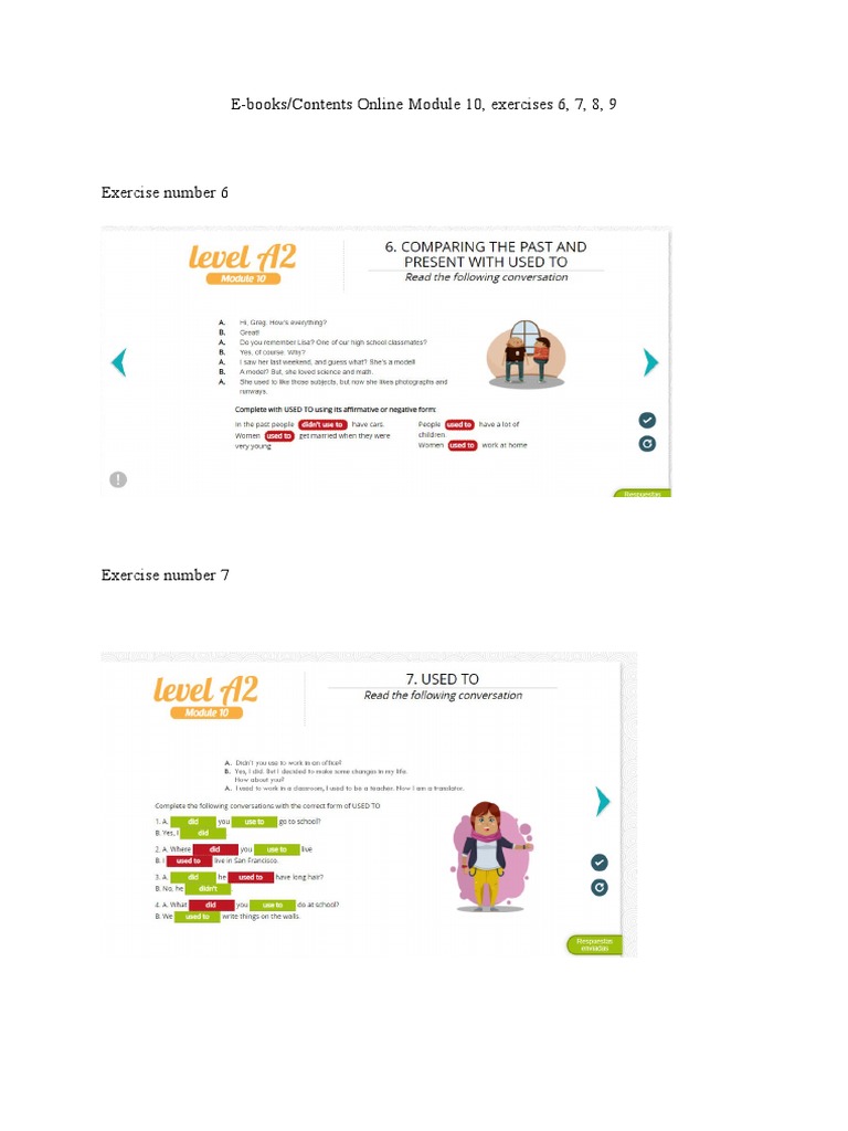 E-books Module 10 Exercises 6-9 | PDF
