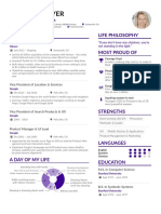 Recreating Business Insiders CV of Marissa Mayer PDF