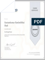 Gautamkumar Kamleshbhai Shah: Course Certificate