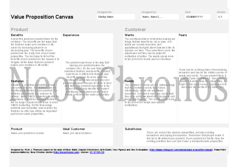 Value Proposition Canvas Guide | PDF | Cognition | Business
