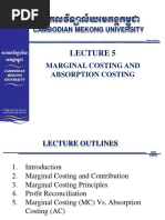 05 AC212 Lecture 5-Marginal Costing and Absorption Costing PDF