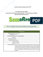 D1.4.3-Quality Assurance & Risk Assessment Plan