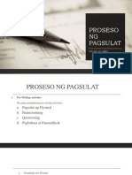 Proseso NG Pagsulat