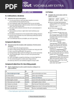 Speakout Vocabulary Extra Upper Intermediate Unit 8