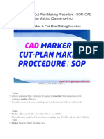 CAD Marker & Cut-Plan Making Procedure