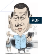Caricature Duterte