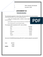 Bangayan, Melody D. Assignment 2 (Partnership Operations) PDF