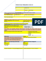 Draft Surat Pernyataan Terdampak Covid