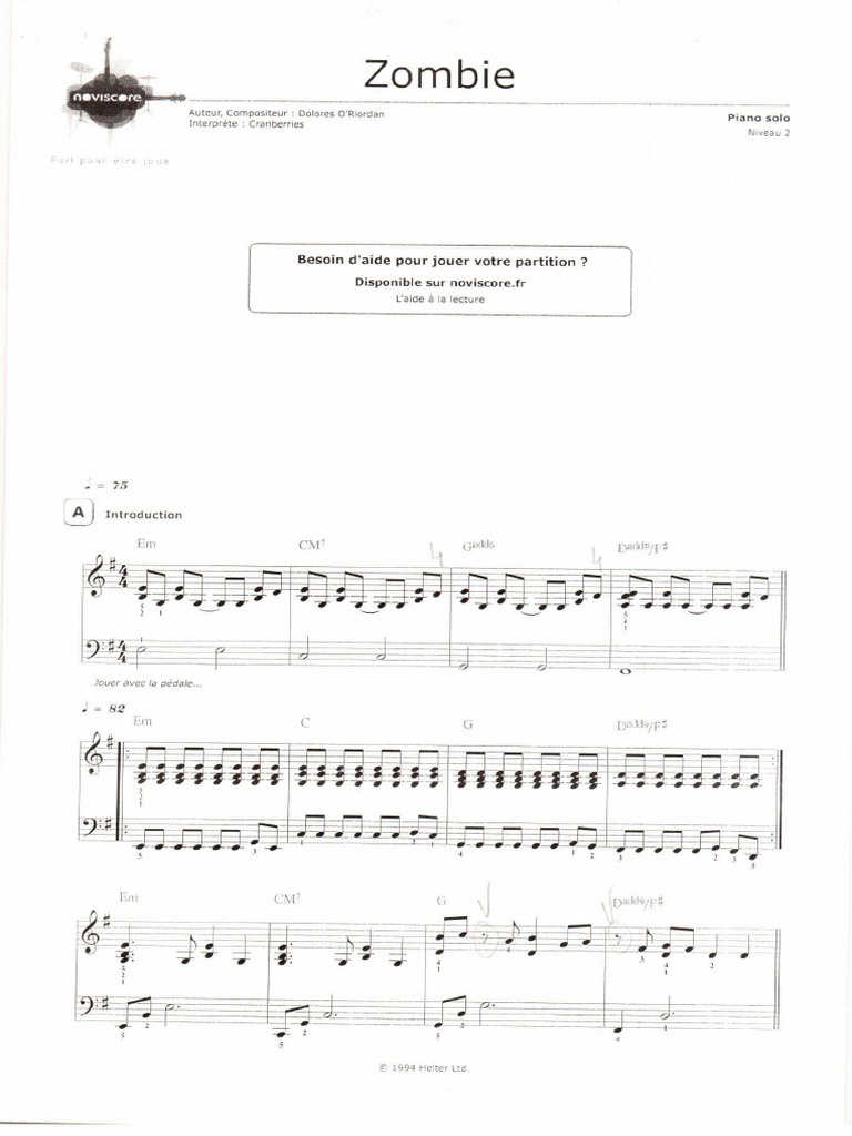 Cranberries Zombie PDF PDF