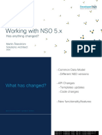 Working With NSO 5.x: Has Anything Changed?