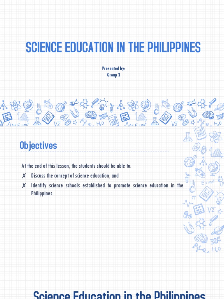 Science Education in The Philippines PDF Science Education Science