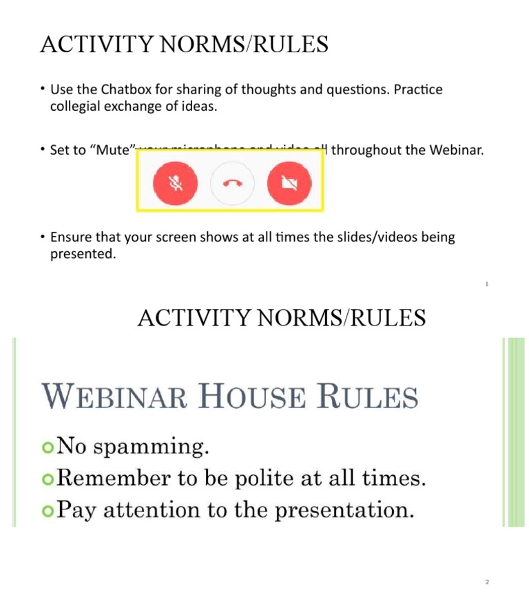 Activity Norms | PDF