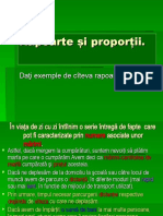 Rapoarte Si Proportii - Cls A VI-a