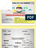 Exposición - Taxonomia de Verbos