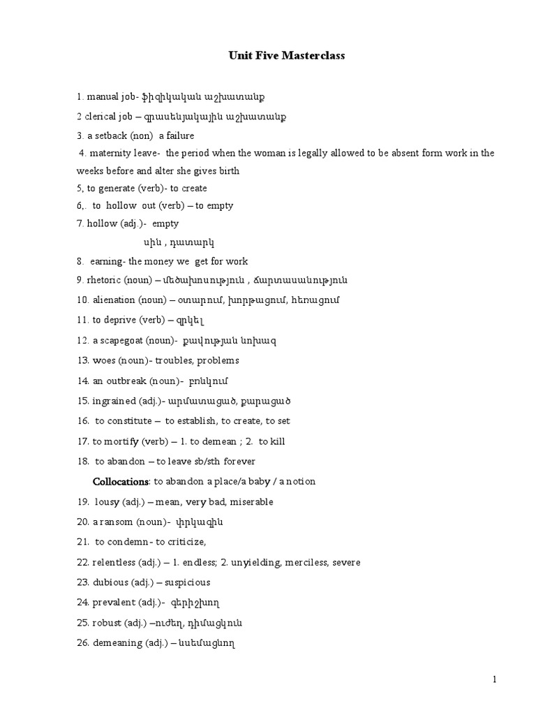 Unit 5 Ielts Masterclass | PDF | Semantics | Syntactic Relationships