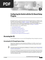 Configuring The Switch With The CLI-Based Setup Program