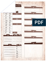 Paleomythic - Character Sheet PDF