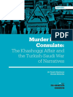 The Khashoggi Affair and The Turkish-Saudi War of Narratives