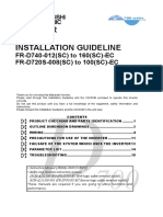 FR-D700 Installation Guideline Inverter: FR-D740-012 (SC) To 160 (SC) - EC FR-D720S-008 (SC) To 100 (SC) - EC