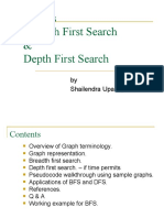 Graphs Breadth First Search & Depth First Search: by Shailendra Upadhye