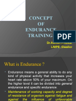Concept of Endurance Training