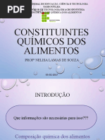 Constituintes Químicos dos Alimentos FINAL