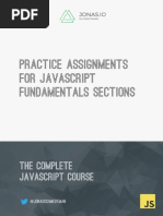 Practice Assignments For Javascript Fundamentals Sections: The Complete Javascript Course