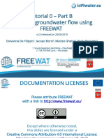 Tutorial 0 - Part B Modelling Groundwater Flow Using Freewat