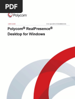 Polycom Realpresence Desktop For Windows: User Guide