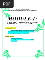 Module 1 Study Notebook