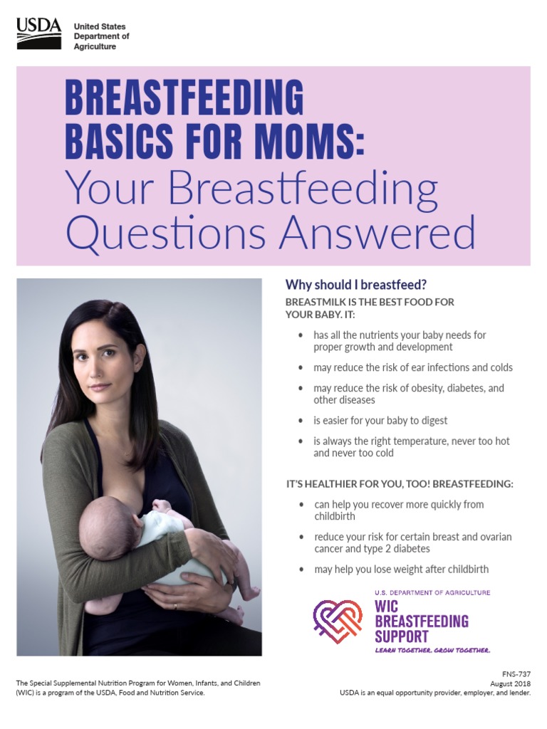 Breastfeeding Basics For Moms Your Breastfeeding Questions Answered PDF Breastfeeding