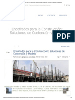 Encofrados para La Construcción - Soluciones de Contención y Modelo - Optimiza Contratistas