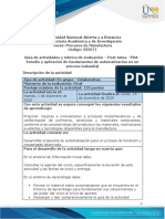 Guía de actividades y rúbluación - Post tarea - POA - Estudio y aplicación de fundamentos de automatización en un proceso industrial (1)
