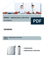 WiMAX - Aplicaciones y Servicios