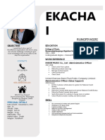 Ekachai Resume