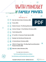 18 Growth Mindset Holiday Family Movies and Activities 