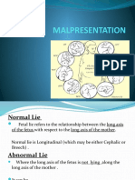 Malpresentation 1