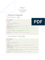 Problemas de Programación en C para aproximar funciones y calcular integrales