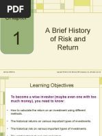 A Brief History of Risk and Return: Mcgraw-Hill/Irwin